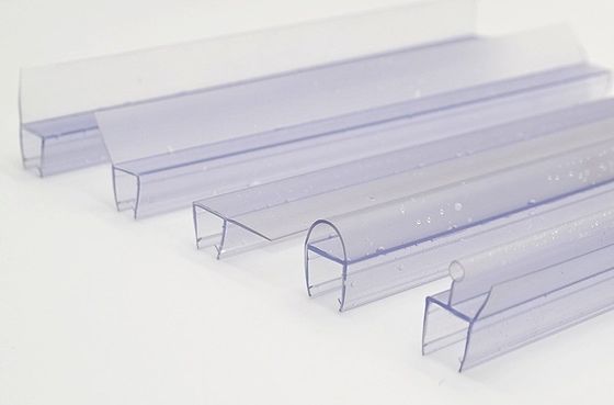 6-12MM 투명 PVC 샤워실 밀폐 방수 방수 방수실 밀폐 스트립 유리 문