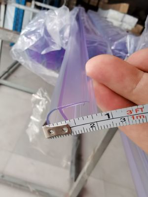 94 인치 맑은 PVC 고무 봉인 플라스틱 샤워 문 보증 및 긴 승강기 기능