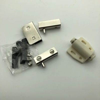 부드럽게 작동하는 유리 문 피브 힌지 세트 자석 잡기 락 PSS/SSS 마무리