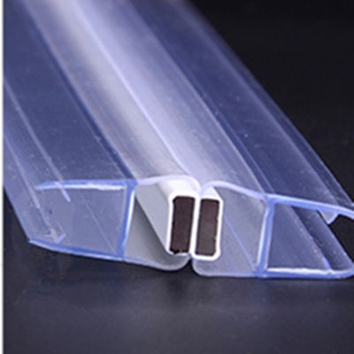 현대 디자인 8-12mm 맑은 PVC 물 밀폐 스트립 샤워 스크린 긴 리프트 기능