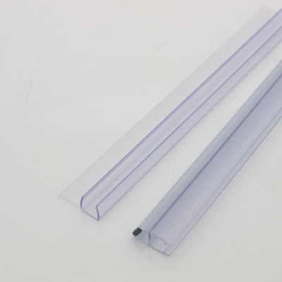 현대 디자인 8-12mm 맑은 PVC 물 밀폐 스트립 샤워 스크린 긴 리프트 기능