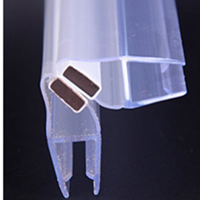 현대 디자인 8-12mm 맑은 PVC 물 밀폐 스트립 샤워 스크린 긴 리프트 기능