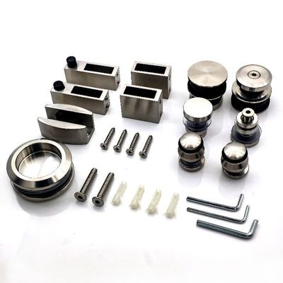 12mm Glass Straight Style 슬라이딩 코너 피팅 키트 미국 시장에서 가장 인기있는 제품