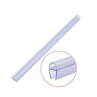 방수 PVC D 모양 유리 샤워기 문 봉인 스트립 1200mm 이상의 문 크기