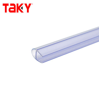 슈퍼 맑은 색상 6-12MM 환경 공출력 PVC 샤워문 봉쇄 유리 문