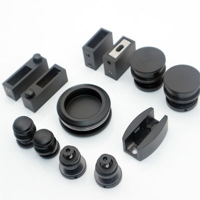 48mm 휠 골드 샤워 롤러 무거운 문 슬라이딩 유리 하드웨어 시스템 키트 미국 스타일