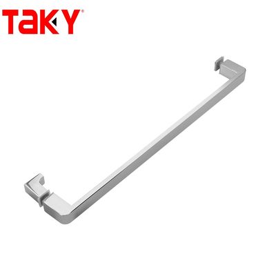 12mm 유리 두께 스테인리스 스틸 직사각형 튜브 바 유리 문 직선 단면 당기 손잡이