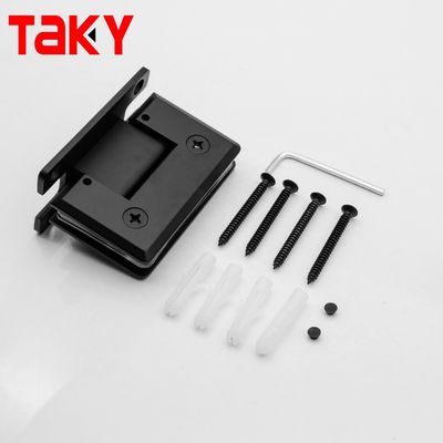 현대 H PLATE 욕실 90도 벽에 장착된 프레임 없는 유리 샤워 스크린 문 피브 힌지