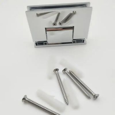 단단한 청동 켜기 세트 욕실 유리 문 클램프 샤워실 고정 10-12mm 유리용 힌지