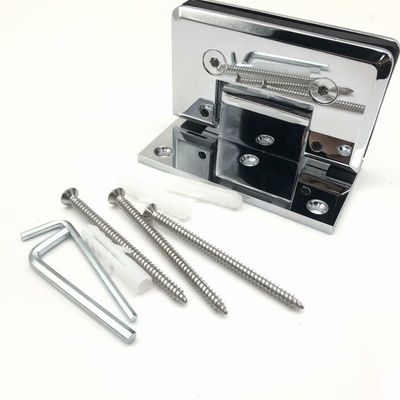 욕실 스테인레스 스틸 유리 문 클립 5-8mm 고정 유리 샤워실에서 힌지