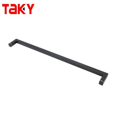8-12mm 문 두께 스테인레스 스틸 정사각형 샤워 문 손잡이 손잡이
