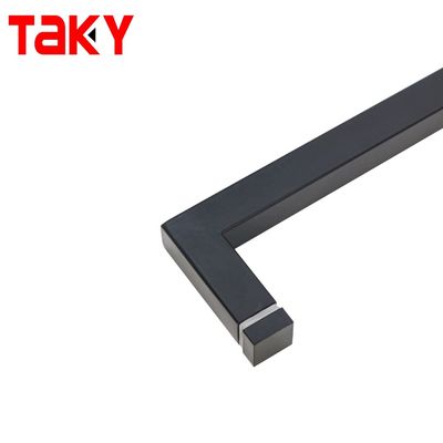 8-12mm 문 두께 스테인레스 스틸 정사각형 샤워 문 손잡이 손잡이