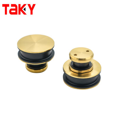 현대 디자인 듀플 파이프 바 프레임 없는 Ss304 8-12mm 샤워 슬라이딩 문 장착