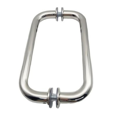 8-12mm 문 두께 샤워 문 로즈 골드 당겨 손잡이 1.0mm 파이프 두께