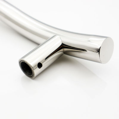 200*200*19*1.0mm 긴 검은색 호텔 유리 슬라이딩 도어 단면 샤워 손잡이