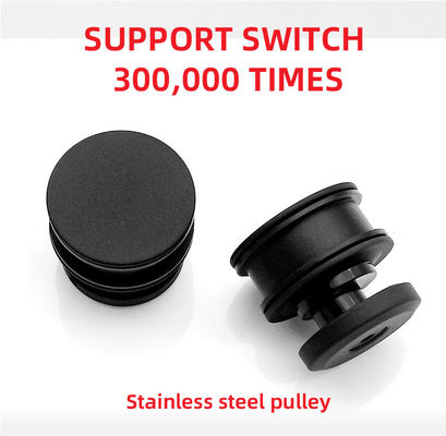 10mm 유리 두께 샤워실 액세서리 SS304 재료로 슬라이딩 도어 장착