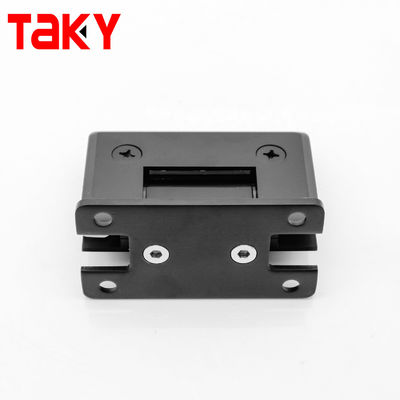 중국 도매 매트 블랙 90도 벽 유리 10mm 샤워 유리 문 힌지