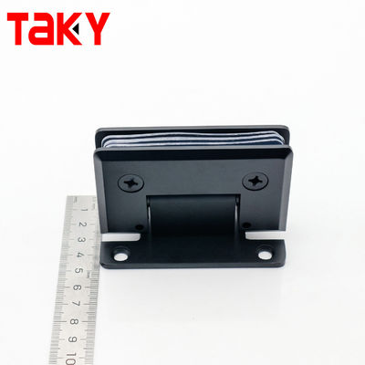 중국 도매 매트 블랙 90도 벽 유리 10mm 샤워 유리 문 힌지
