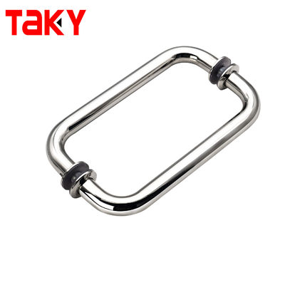 커스터마이징 평면 유리 문 이면 유리 문 당기는 손잡이