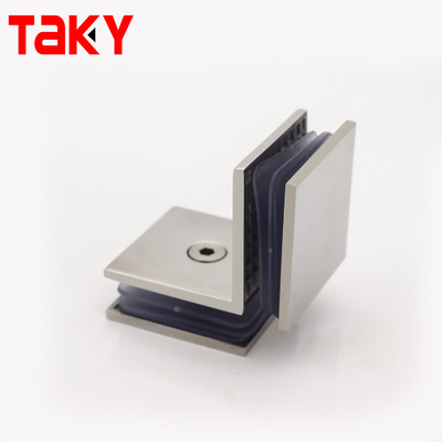 304 스테인리스 스틸 90도 프레임리스 유리 코너 클램프