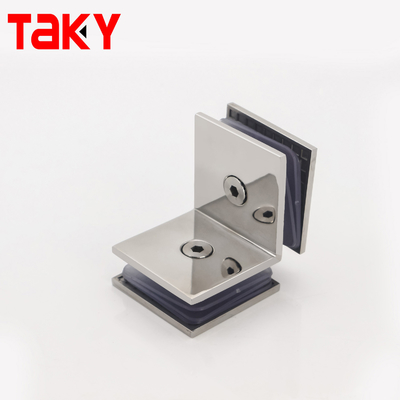 304 스테인리스 스틸 90도 프레임리스 유리 코너 클램프