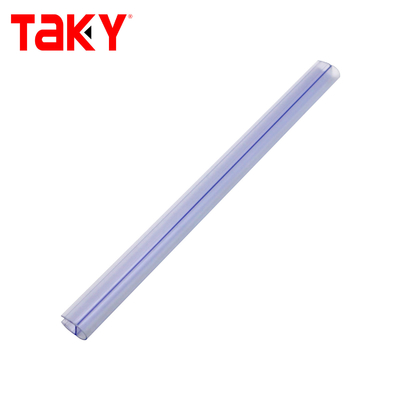 투명한 PVC 샤워문 봉쇄 스트립 10mm 투명 검은색