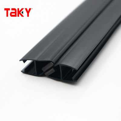 맑은 바닥 PVC 샤워문 봉쇄 스트립 8-10mm 날씨에 견딜 수 있습니다