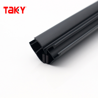 맑은 바닥 PVC 샤워문 봉쇄 스트립 8-10mm 날씨에 견딜 수 있습니다