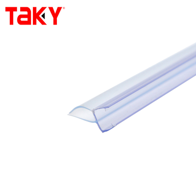 투명 PVC 샤워 도어 씰 스트립 10MM 방수