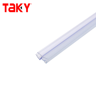 무테 PVC 샤워 도어 하단 씰 스트립 10mm 투명