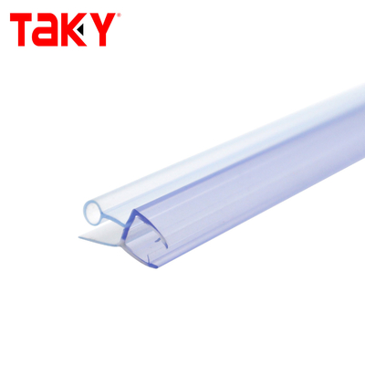 무테 PVC 샤워 도어 하단 씰 스트립 10mm 투명