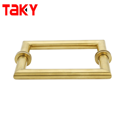 금속 둥근 튜브 정사각형 주 유리 문 금 당기 손잡이