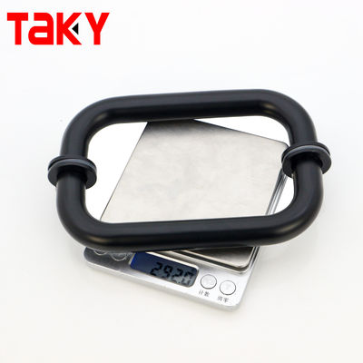 둥근 무광택 검은 샤워 유리 도어 핸들 유리 유리 샤워 도어 손잡이