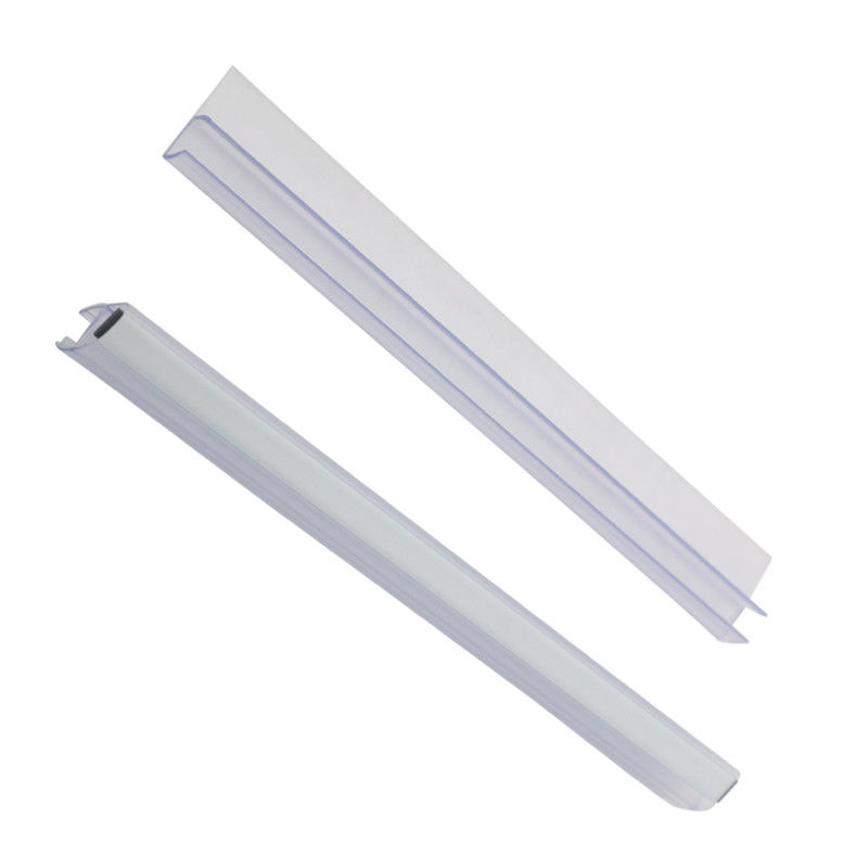 8-12mm PVC 방수 고무 유리 샤워 문 봉인 스트립 정상 길이 2200/2400mm