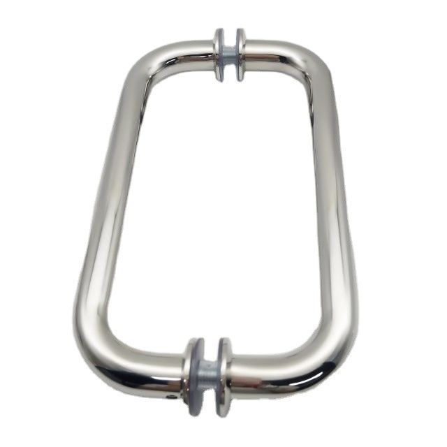 8-12mm 문 두께 샤워 문 로즈 골드 당겨 손잡이 1.0mm 파이프 두께