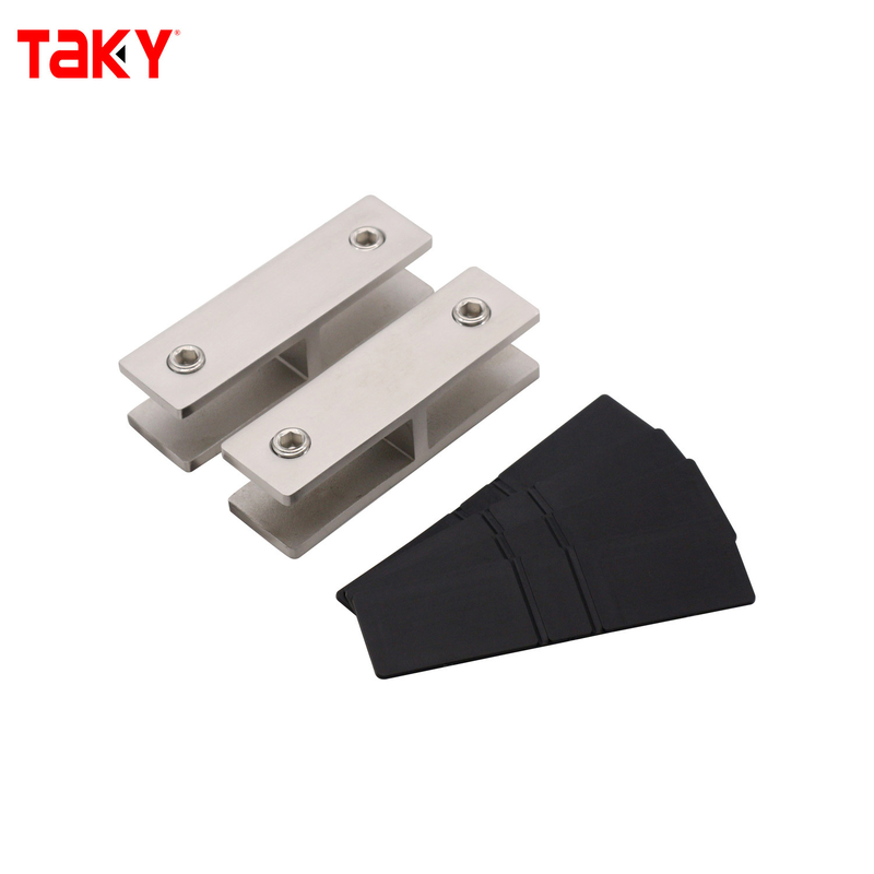 스테인리스 스틸 180도 프레임리스 유리 난간 클램프