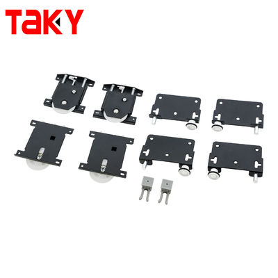 좋은 가격 장수 알루미늄 슬라이딩 도어 레일 및 바퀴 현대 옷장 하드웨어 설치 온라인으로