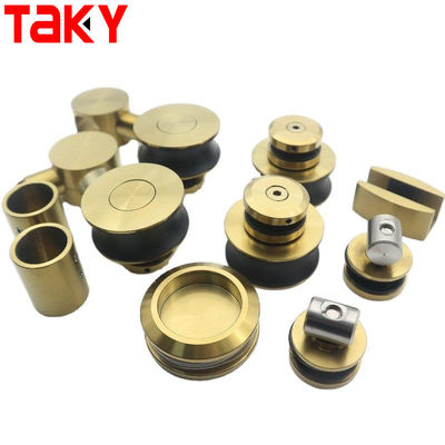 좋은 가격 진크 합금 SS304 중형 프레임 없는 망원경 슬라이딩 창고 문 하드웨어 장착 온라인으로