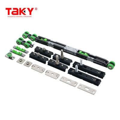 좋은 가격 슬라이딩 옷장 휠 하드웨어 장수 두 배 부드러운 닫기 문 롤러 롤러 온라인으로