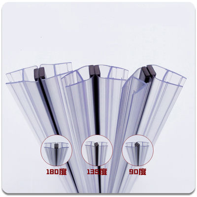 좋은 가격 투명한 유리 문 디자인 방수 유리 샤워 문 밀폐 스트립 6-12MM 온라인으로