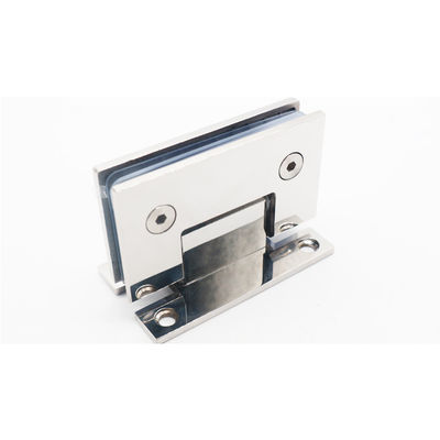 좋은 가격 304 스테인리스 스틸 유리 벽 하드웨어 샤워 힌지 은 코팅 벽 마운트 온라인으로