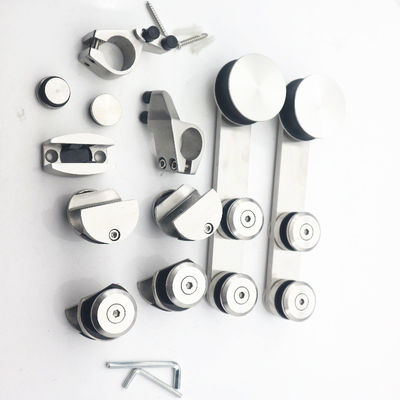 좋은 가격 12MM 유리 트레이 타키 둥근 욕실 시스템 하드웨어 슬라이딩 유리 문 액세서리 샤워실 장치 키트 온라인으로