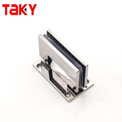 호텔 유리 두께 8-12MM 벽에 장착 된 샤워 힌지 90도 조정