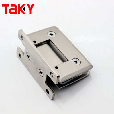 좋은 가격 스테인레스 스틸 구리 90도 벽 마운트 오프셋 샤워 유리 힌지 사각형 외모 온라인으로