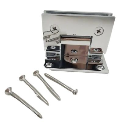 좋은 가격 단단한 청동 켜기 세트 욕실 유리 문 클램프 샤워실 고정 10-12mm 유리용 힌지 온라인으로