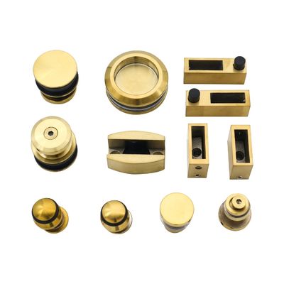 좋은 가격 304 스테인레스 스틸 프레임 없는 슬라이딩 도어 하드웨어 온라인으로