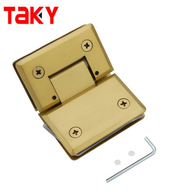 좋은 가격 슬리버/블랙 135도 유리에서 유리 샤워 힌지 스테인레스 스틸 구조 온라인으로