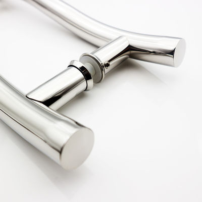 200*200*19*1.0mm 긴 검은색 호텔 유리 슬라이딩 도어 단면 샤워 손잡이