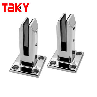 스테인리스 스틸 8-12MM 볼트 다운 스피고트 유리 레일링 클램프 비사그라 파라 비드리오