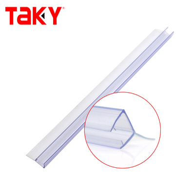 PVC 샤워문 봉쇄 스트립 6-12mm 투명 방수